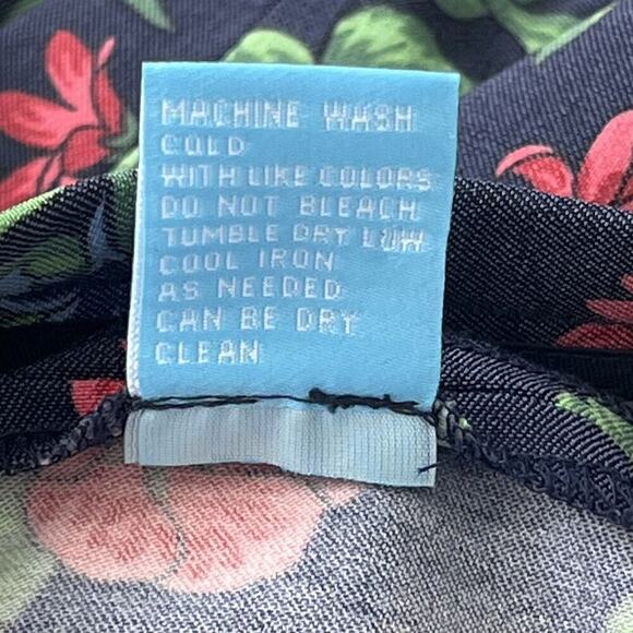 J. McLaughlin Layne Top Margot Pant Set Size 0 Sleeveless Amelia Navy Floral - Picture 15 of 16